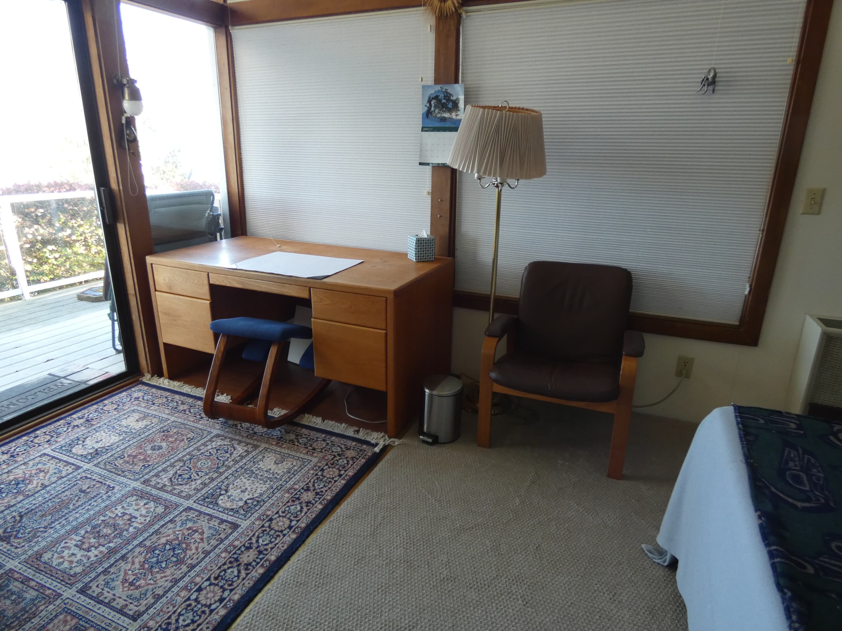 large room with attached bathroom