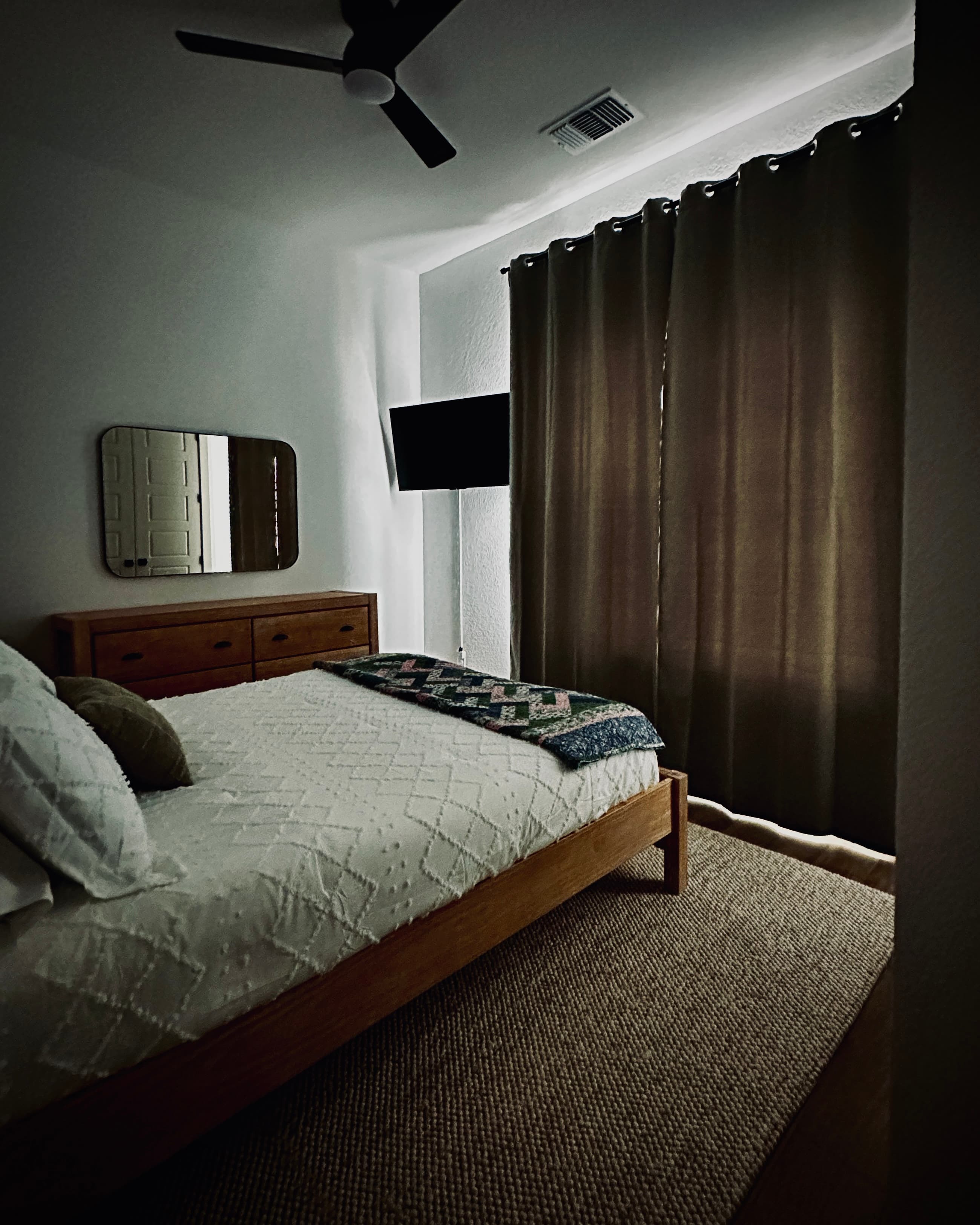 Private Queen Bedroom in New Home!  3