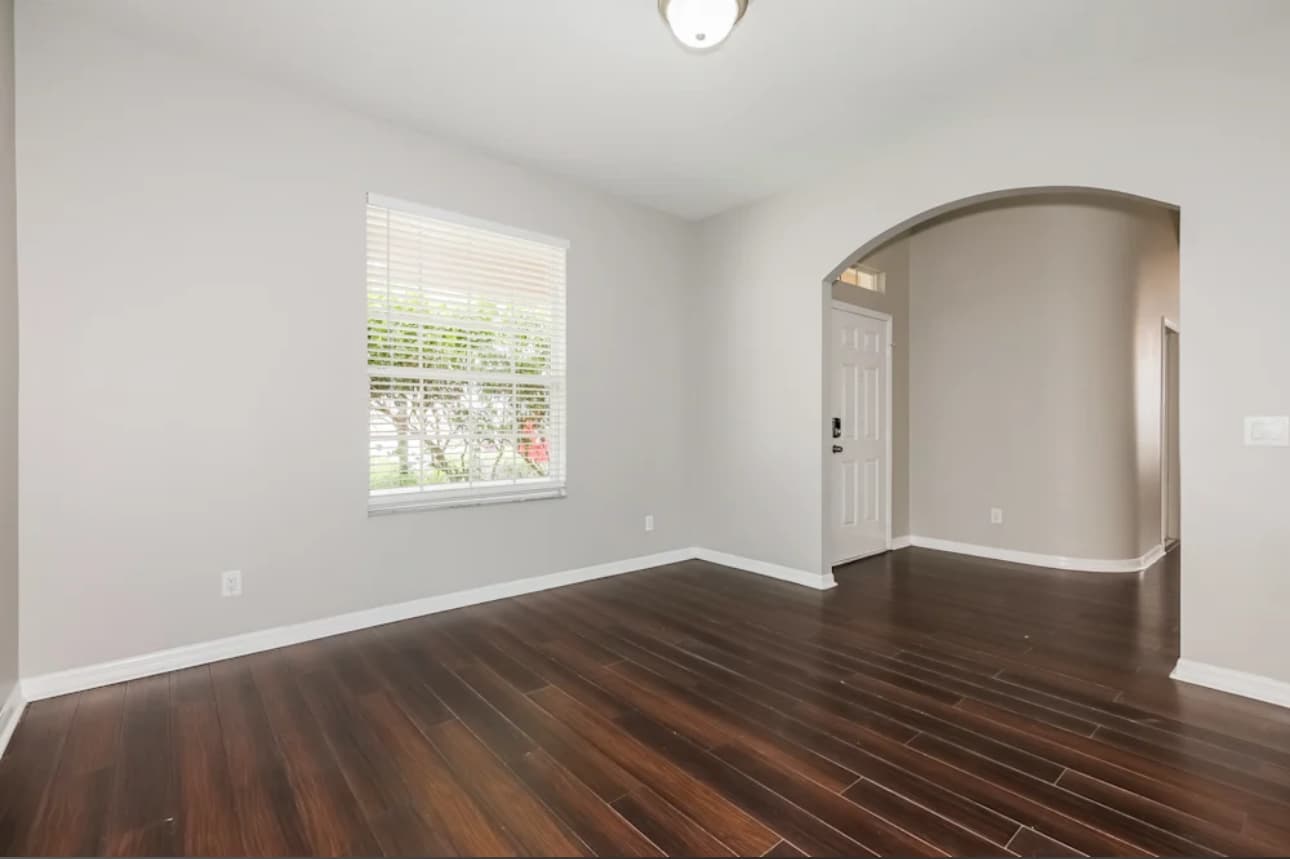 The living space offers a luxury 3