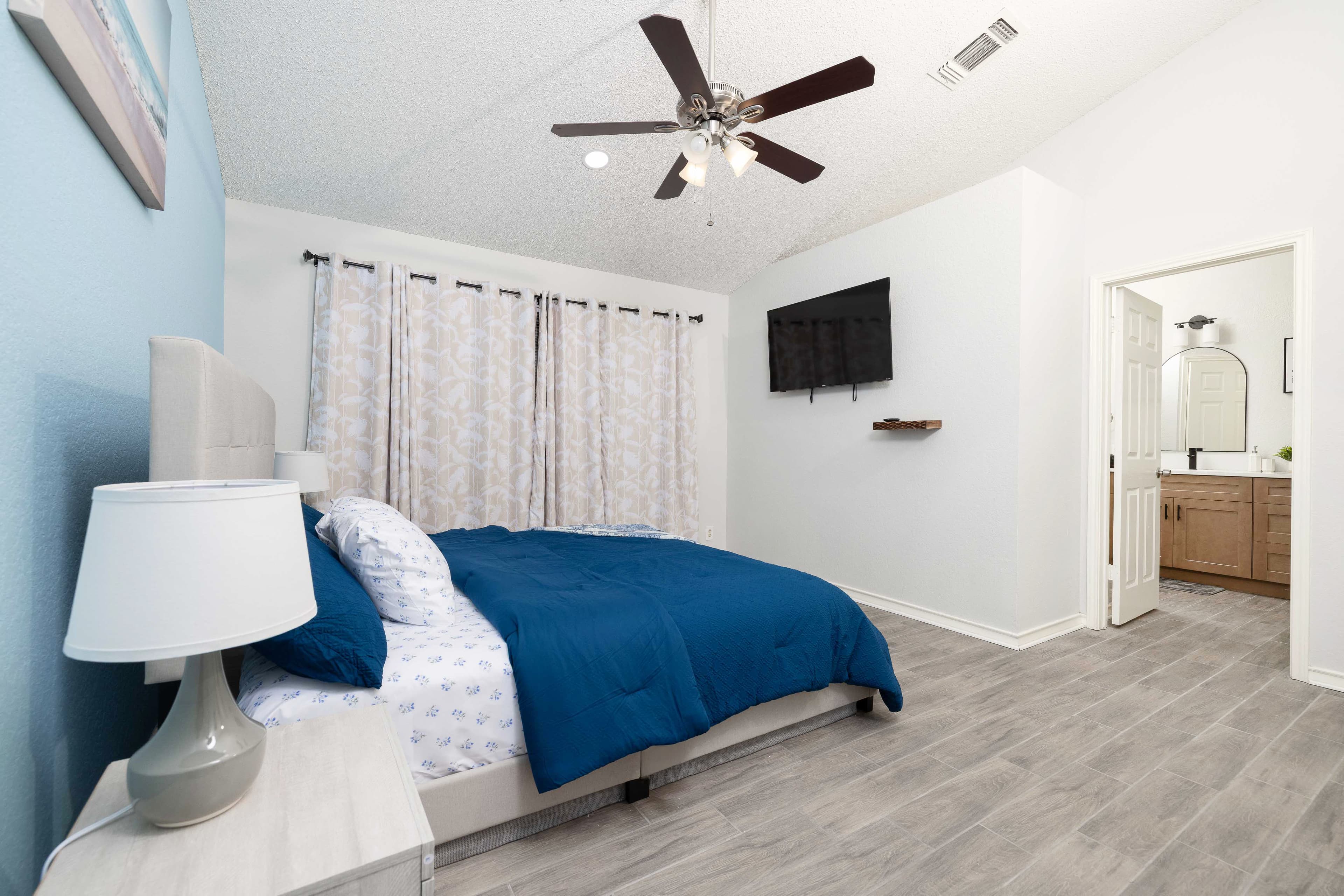 King bed near Six Flags 3B/2Ba Home 4