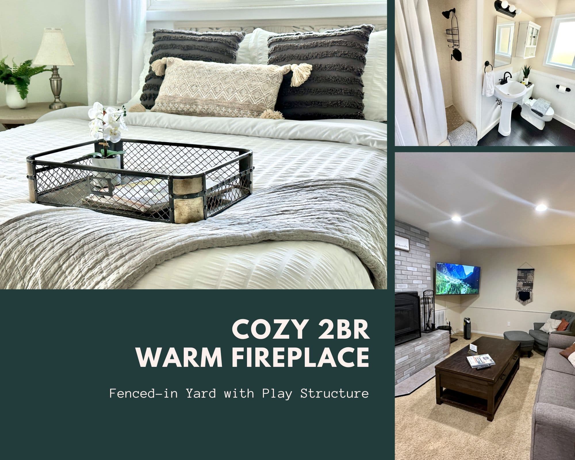 The Fireside Suite - Cozy - 2BR Hom