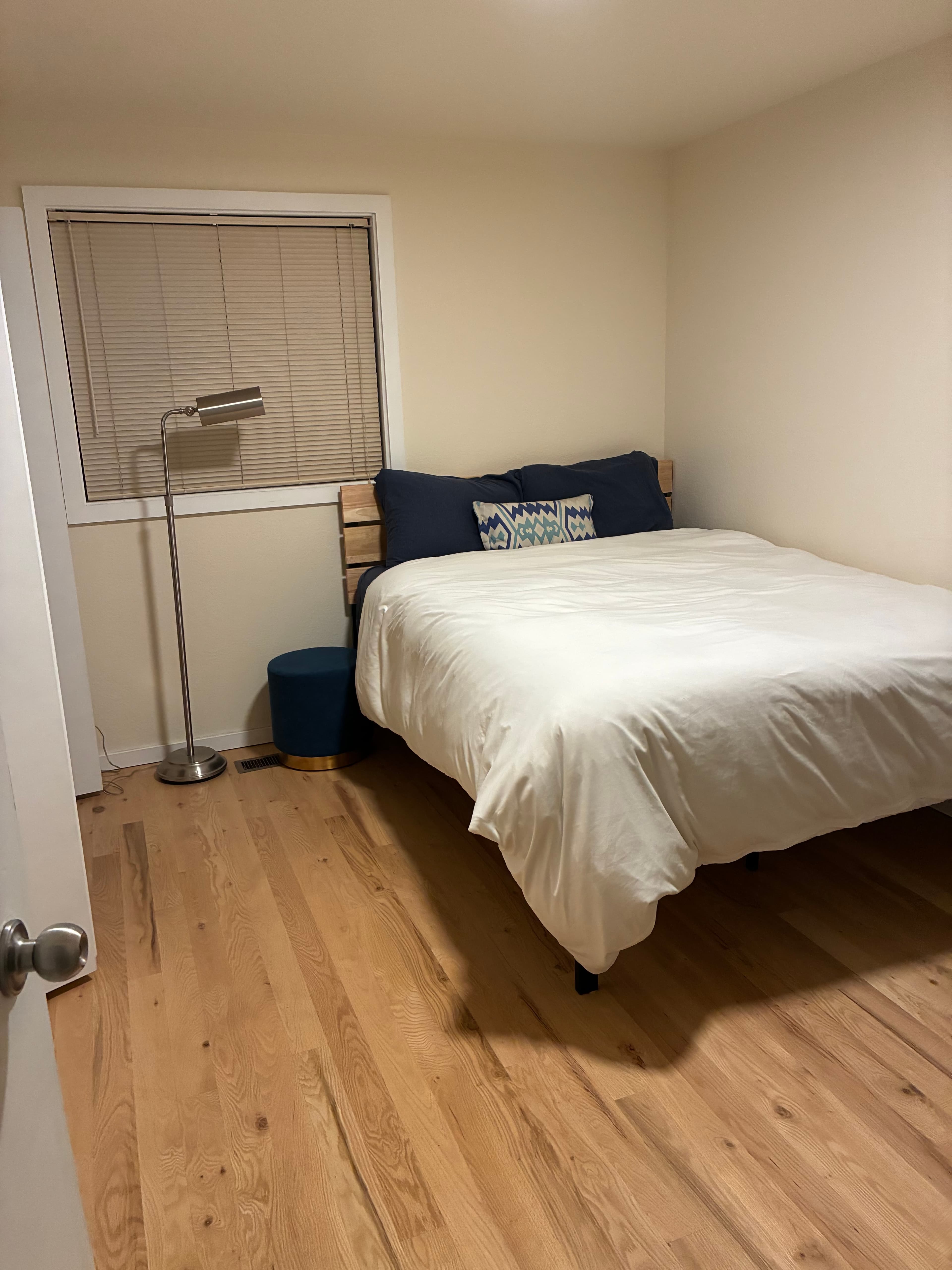 Minimalist bedroom in NW Foothills