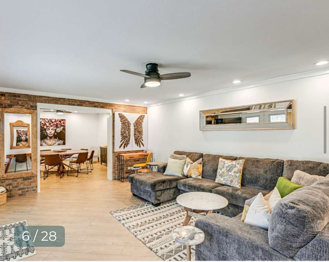 Cozy 4 bedroom 3 bathroom home