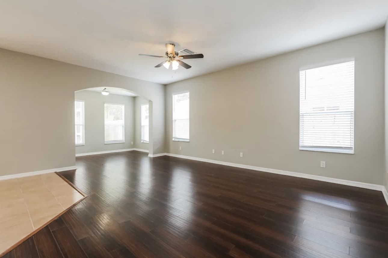 The living space offers a luxury