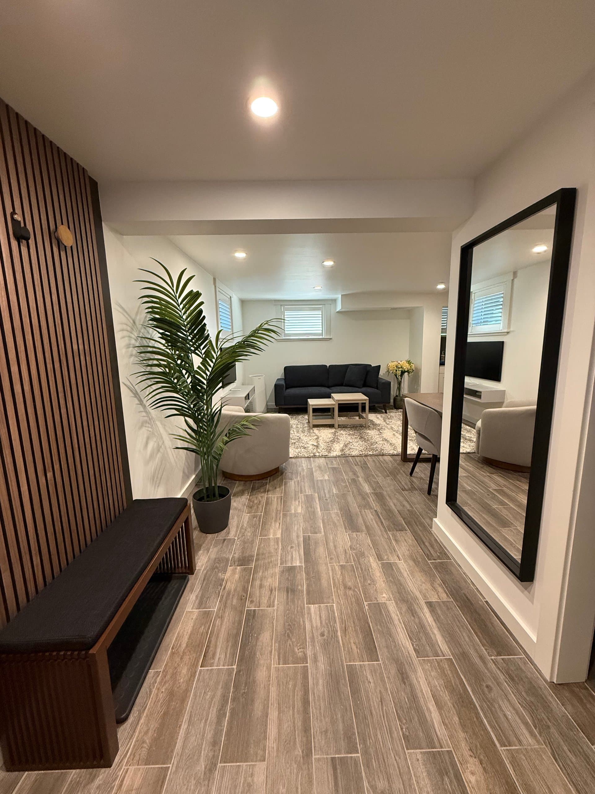 Private 2BR unit W/Dedicated Office