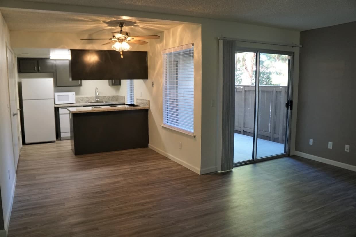 1-bedroom, 1-bathroom apartment  3