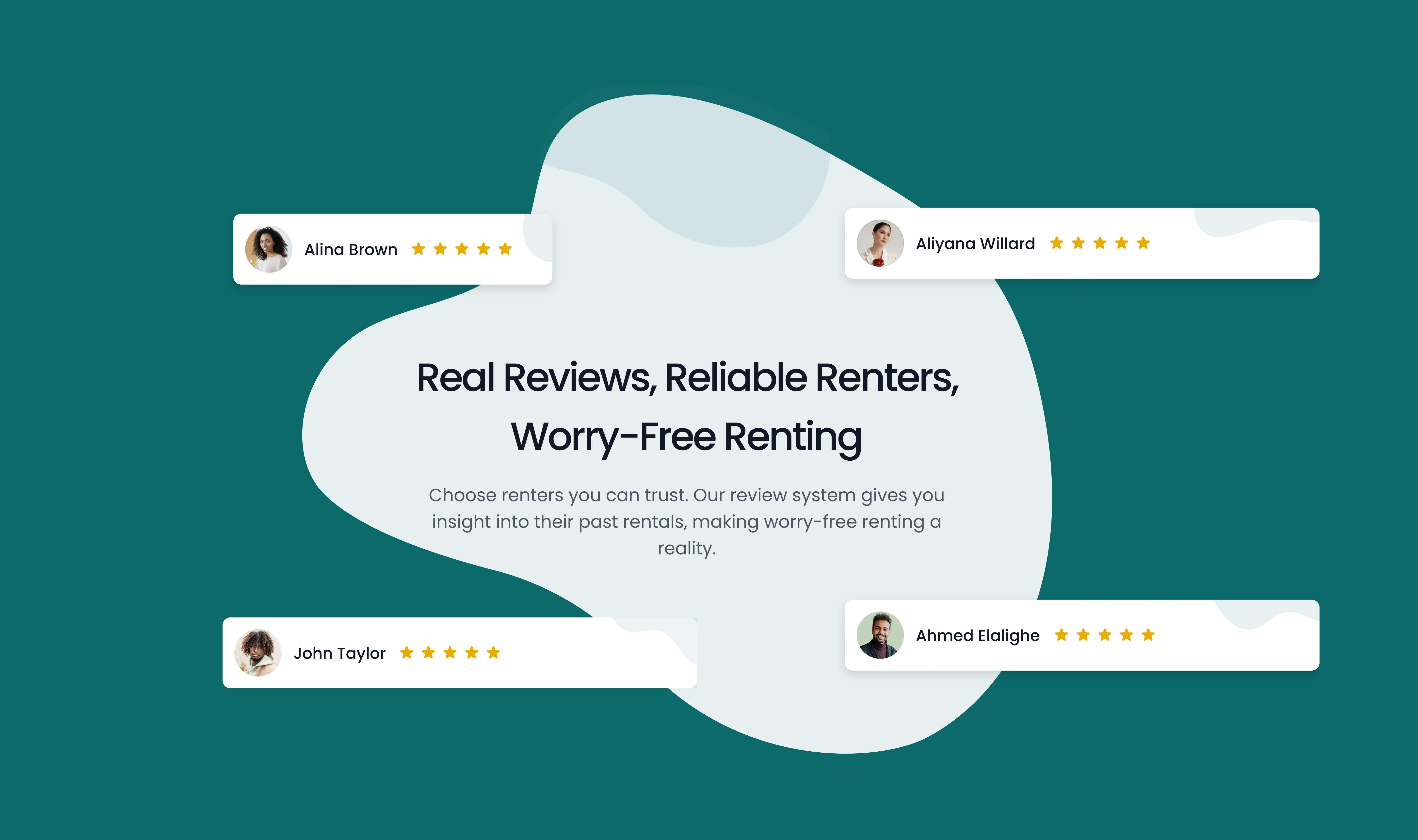 Reviews section desktop